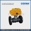 Válvula elétrica de flange de PVC com atuador elétrico 12v 24v 220v 380v